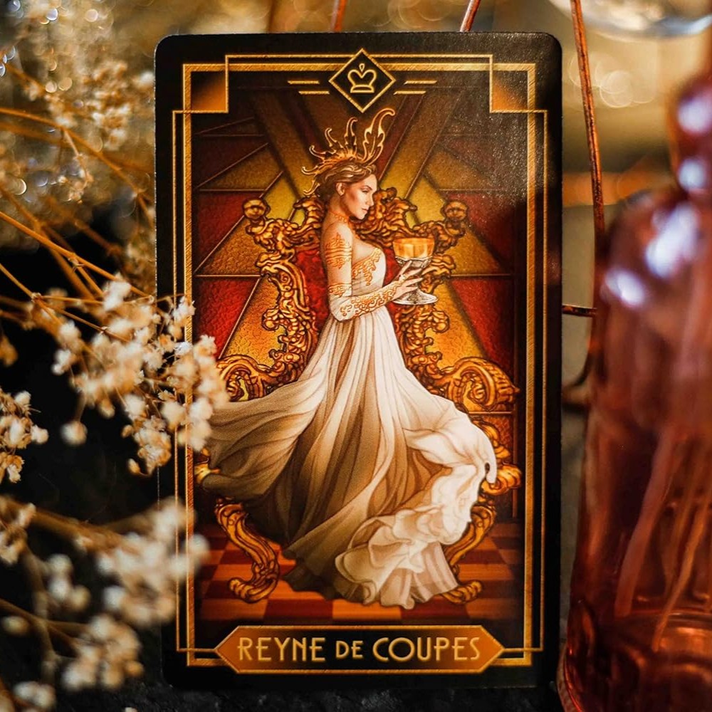 81OuGz1BP+L._SL1500_ Tarot Decoratif Deck and Book Set | პრემიუმ ხარისხი - Image 5