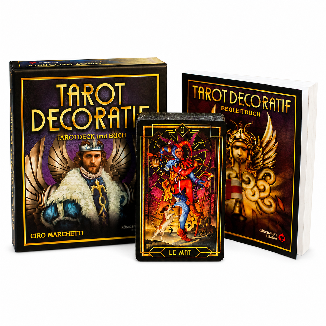 tarot decoratif_ciro Tarot Decoratif Deck and Book Set | პრემიუმ ხარისხი - Image 1